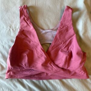 Pink Sports Bra